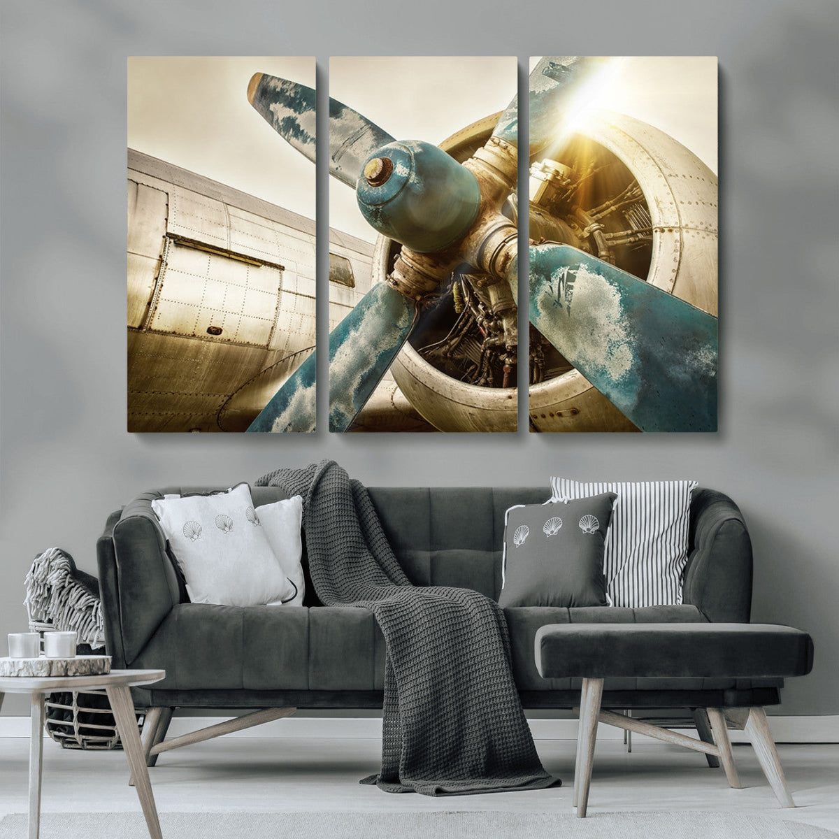 Vintage Airplane Canvas Print