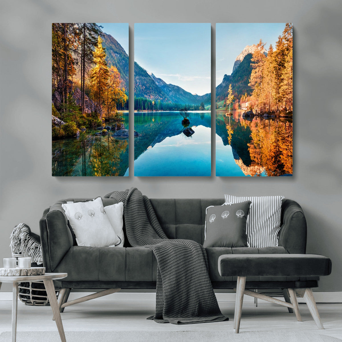 Fantastic Autumn Panorama Wall Art Canvas Print