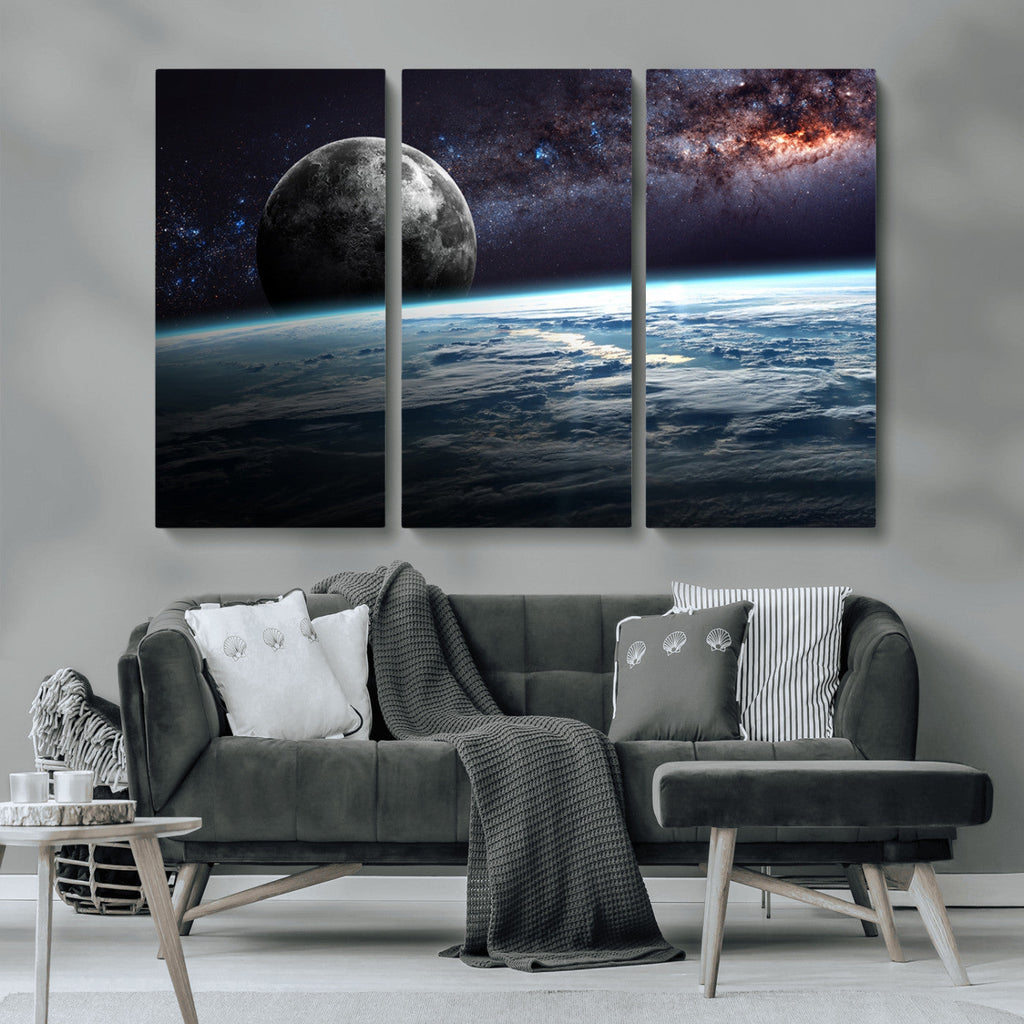 Space and Planet Canvas Print