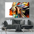 Profile Colors Canvas Print