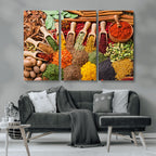 Spices Kitchen Wall Art Canvas Print