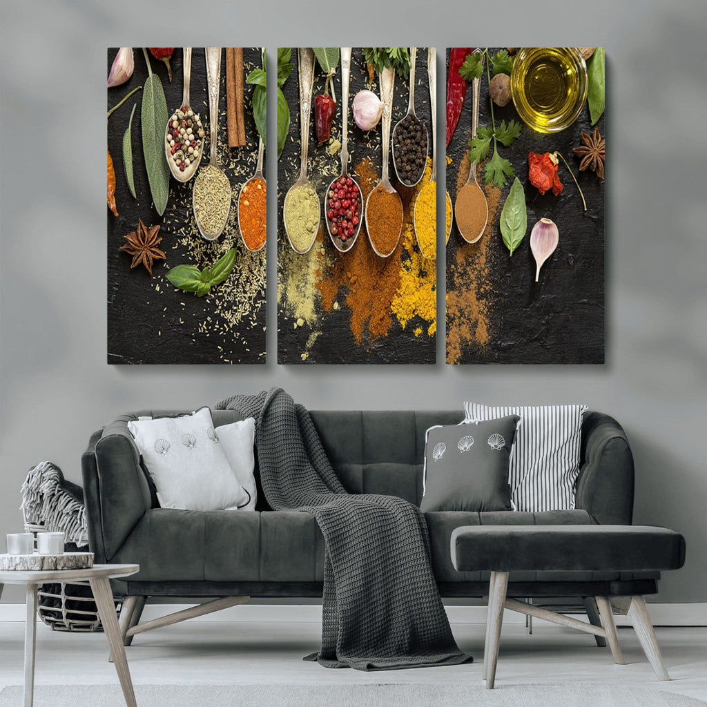 Spices Wall Art Canvas Print