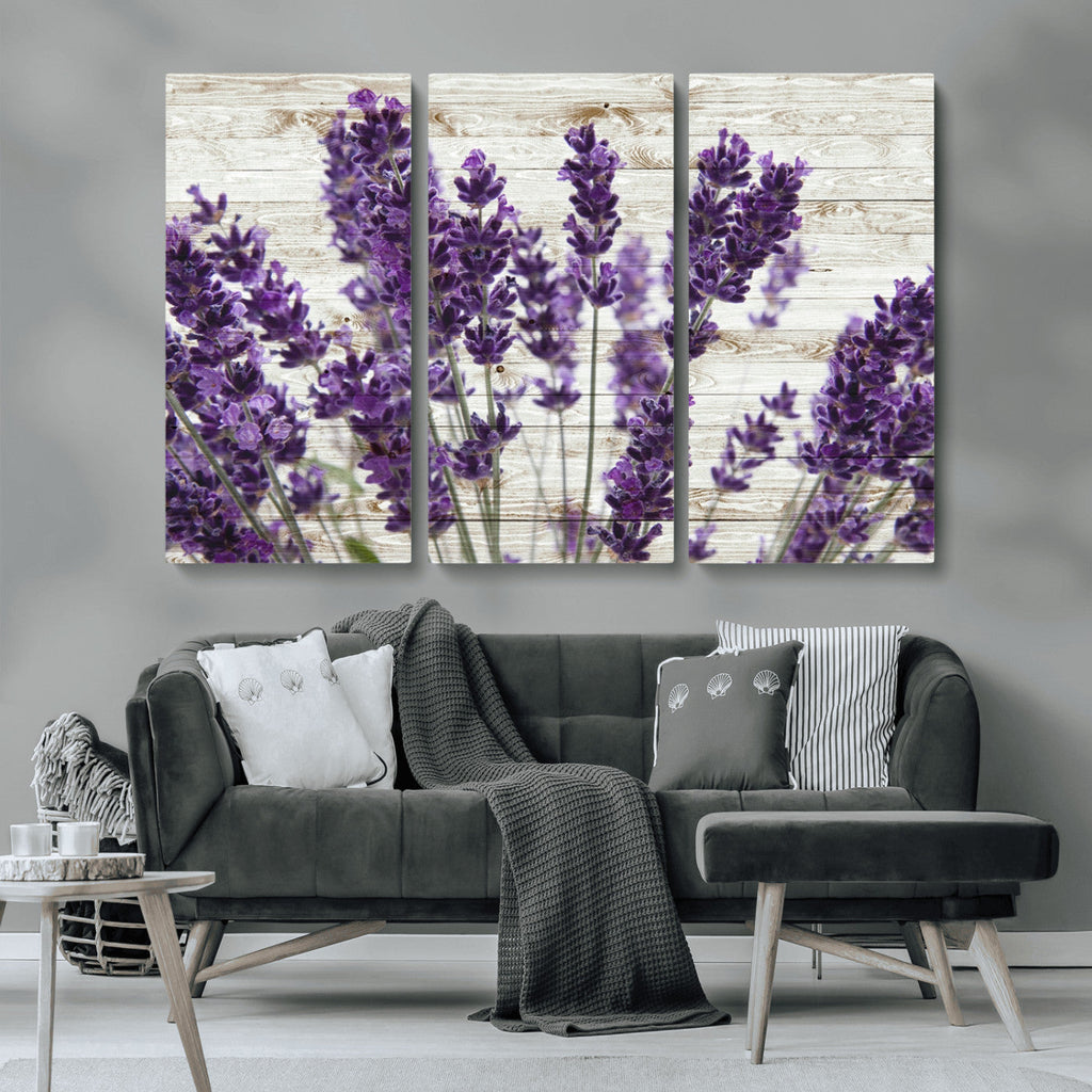 Lavender Herb Wall Art Canvas Print