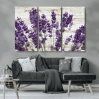 Lavender Herb Wall Art Canvas Print
