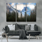 Half Dome Yosemite California Wall Art Canvas Print El Capitan