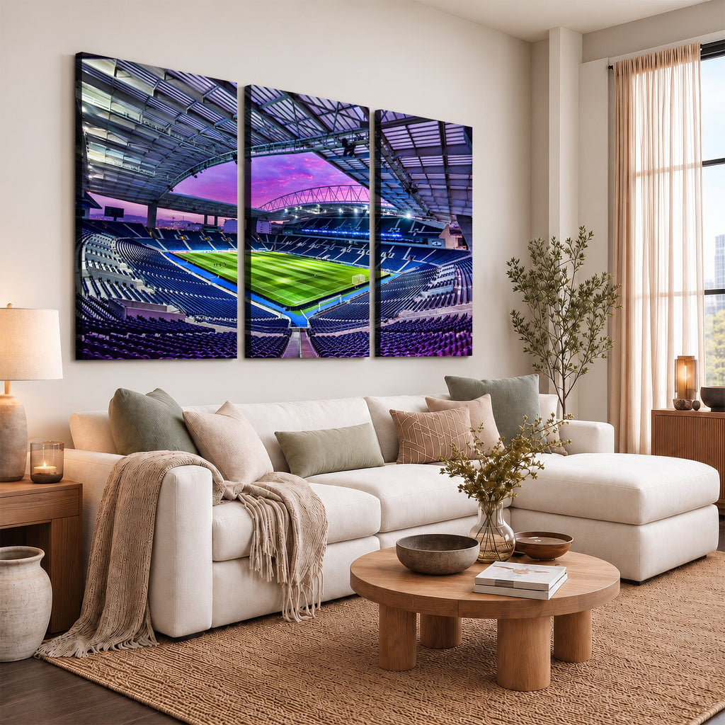 FC Porto Soccer Team Print Canvas, Dragon Stadium Wall Art