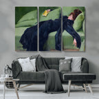 Decadent Girl by Ramon Casas Wall Art Canvas Print, Framed