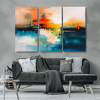 Colorful Abstract Wall Art | Bold Modern Canvas Print | Ready to Hang