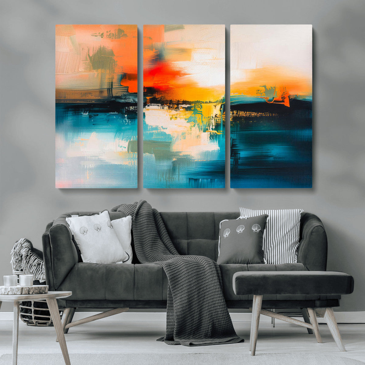 Colorful Abstract Wall Art | Bold Modern Canvas Print | Ready to Hang