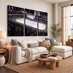 Amalie Arena Florida Wall Art Canvas Print, NHL Hockey, Framed and Ready to Hang