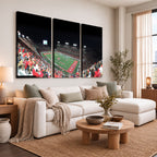 Houston Cougars Football Team Print, Houston TDECU Stadium