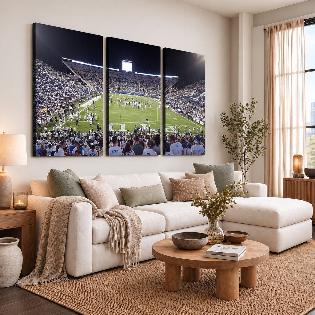 Brigham Young University Cougars Football Print Canvas