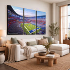 Buffalo Bills Football Team Print Canvas, Buffalo Highmark Stadium