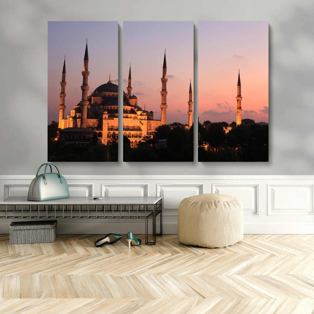 Wall Art Turkey Istanbul Skyline Canvas Print