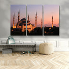 Wall Art Turkey Istanbul Skyline Canvas Print