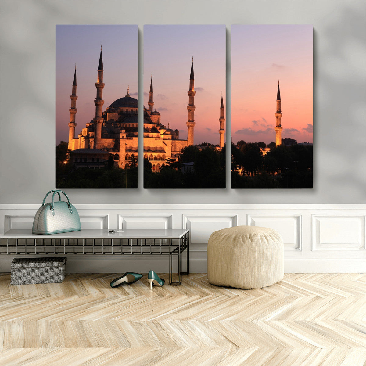 Wall Art Turkey Istanbul Skyline Canvas Print
