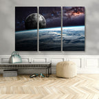 Space and Planet Canvas Print