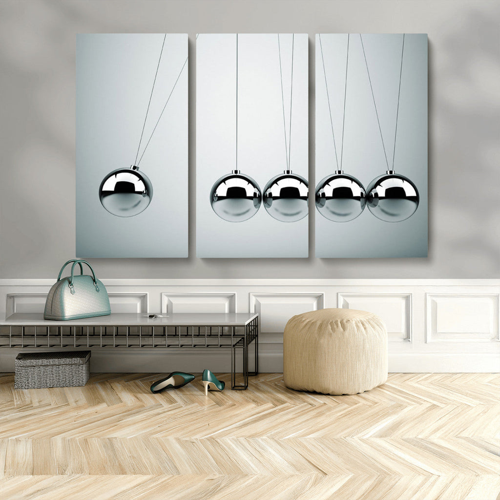 Newton's Cradle Wall Art Canvas Print | Framed Newton Cradle Wall Art