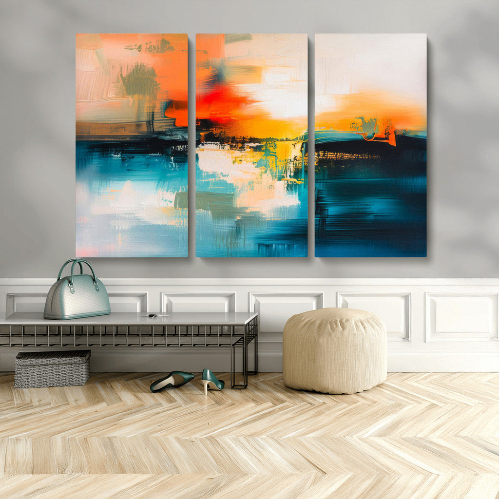 Colorful Abstract Wall Art | Bold Modern Canvas Print | Ready to Hang