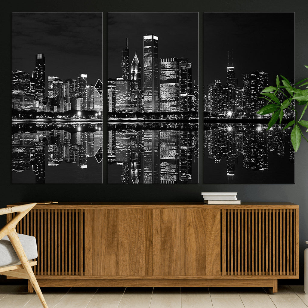 Chicago Wall Art Canvas Print