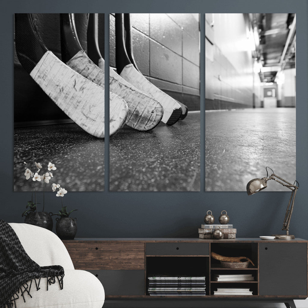 Ice Hockey Wall Art Canvas Print