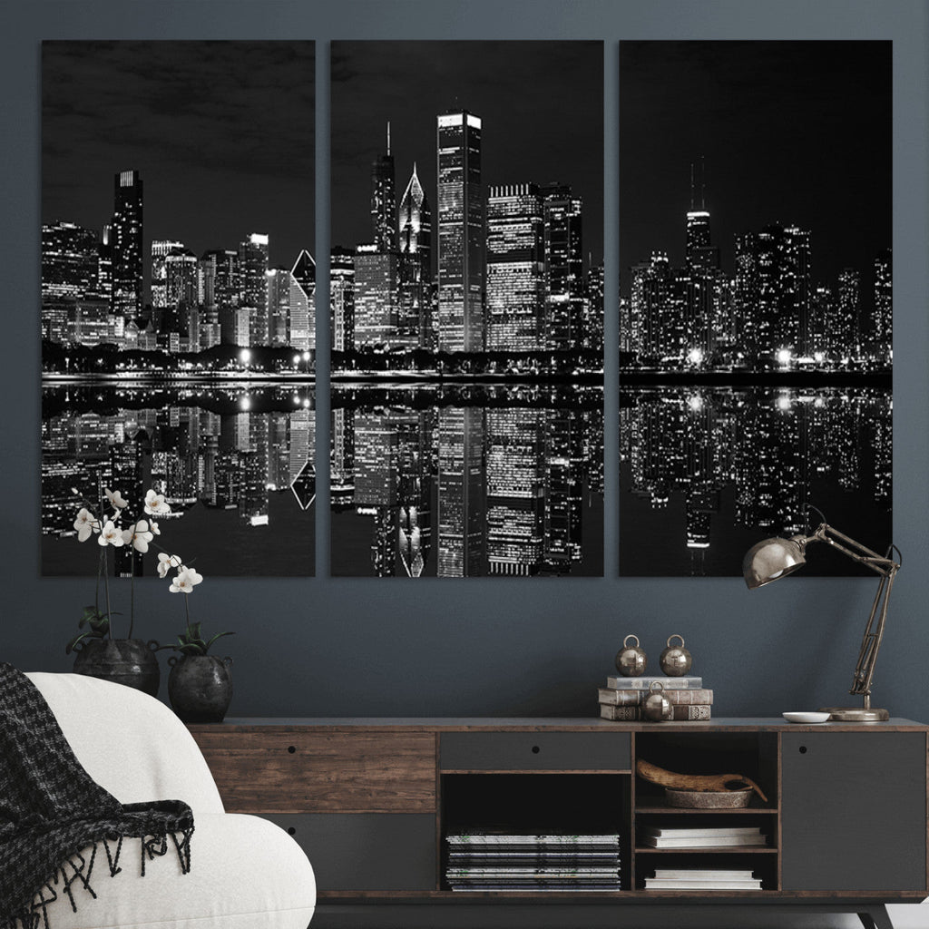 Chicago Wall Art Canvas Print