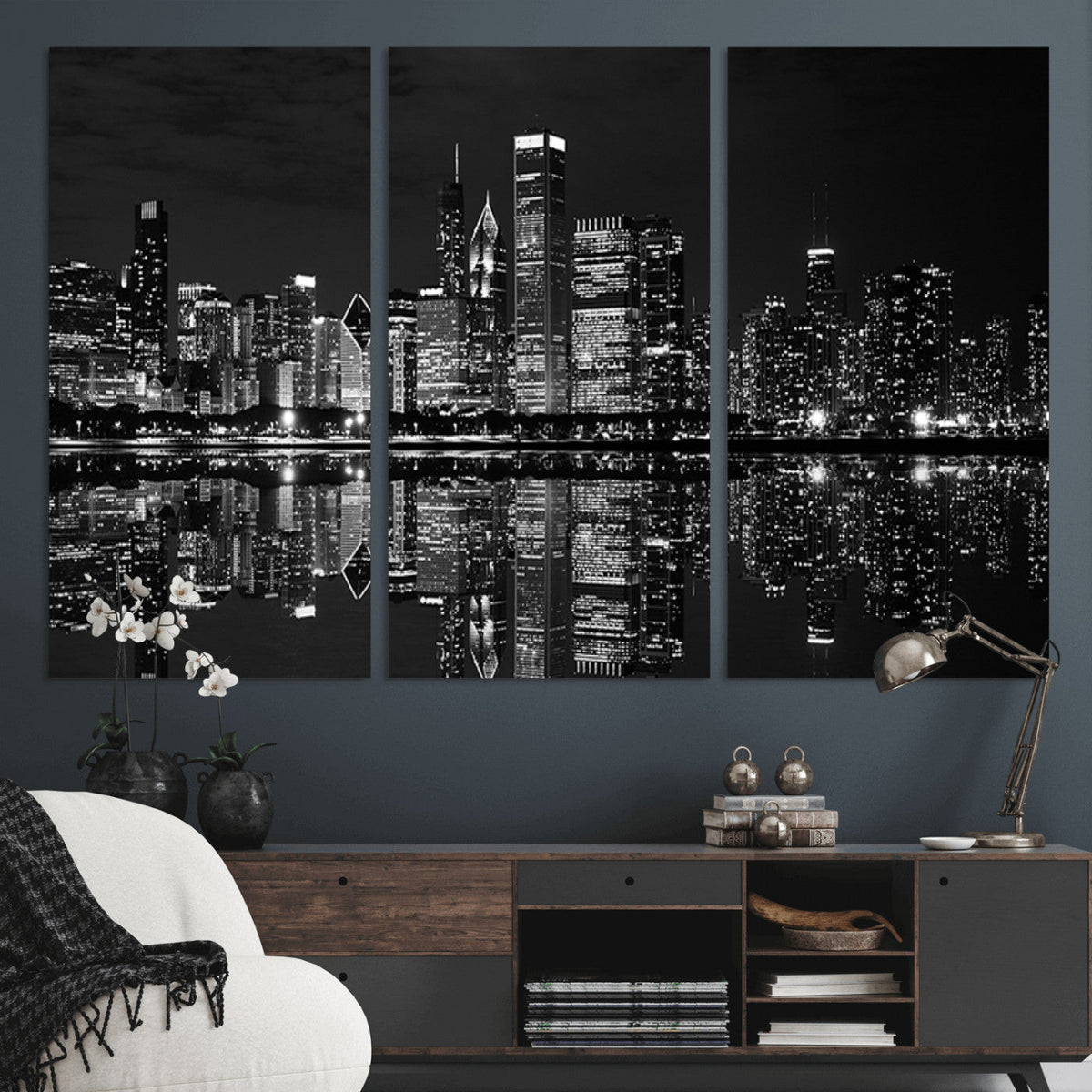 Chicago Wall Art Canvas Print