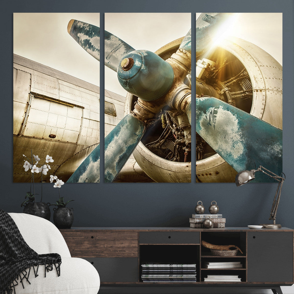 Vintage Airplane Canvas Print