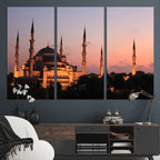 Wall Art Turkey Istanbul Skyline Canvas Print