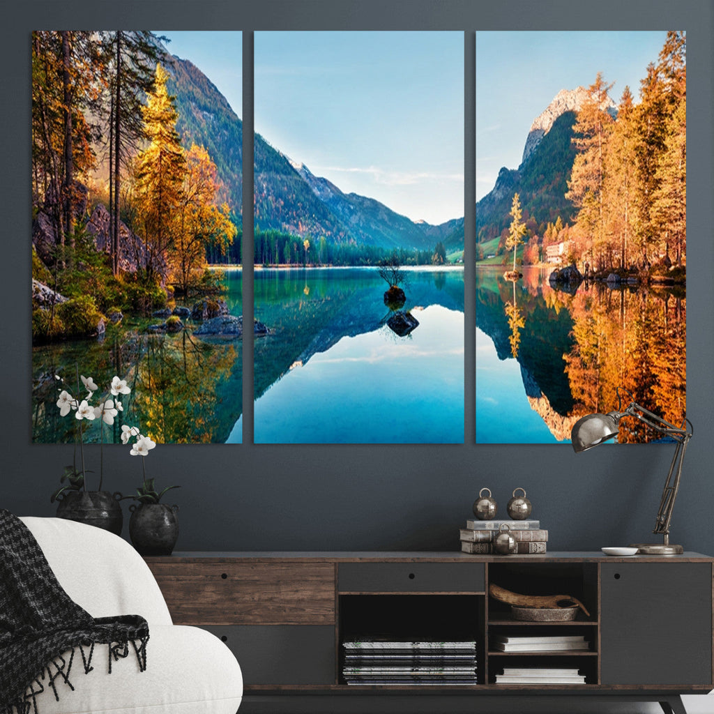 Fantastic Autumn Panorama Wall Art Canvas Print