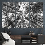 Trees Contemporary Art Canvas Print
