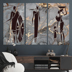 African American Wall Art | Elegant African Women Canvas Print
