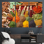 Spices Kitchen Wall Art Canvas Print