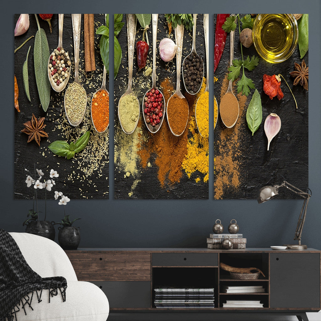 Spices Wall Art Canvas Print