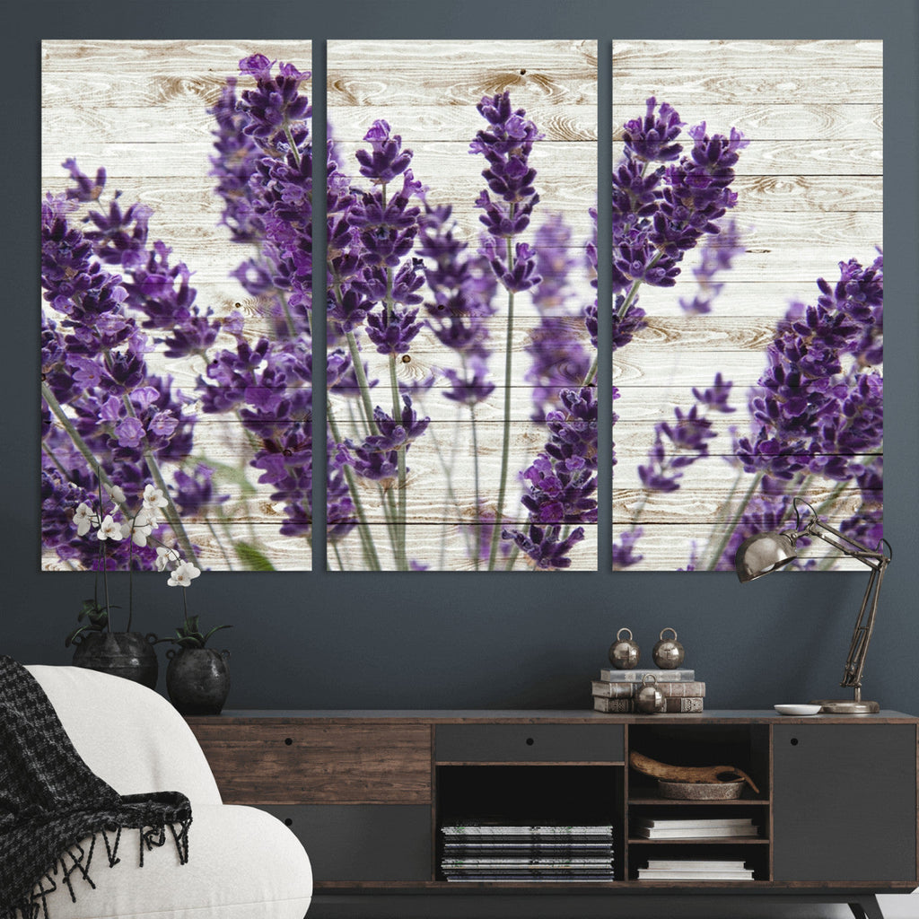 Lavender Herb Wall Art Canvas Print