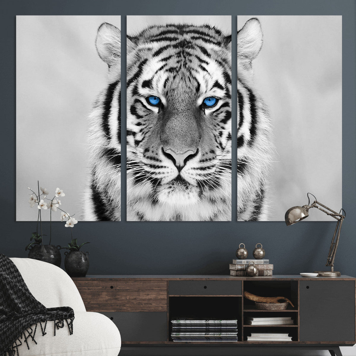 Tiger Canvas Artwork Wall Art Print