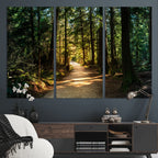 Natural Landscape Wall Art Relaxing Forest Canvas Print