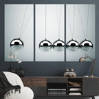 Newton's Cradle Wall Art Canvas Print | Framed Newton Cradle Wall Art