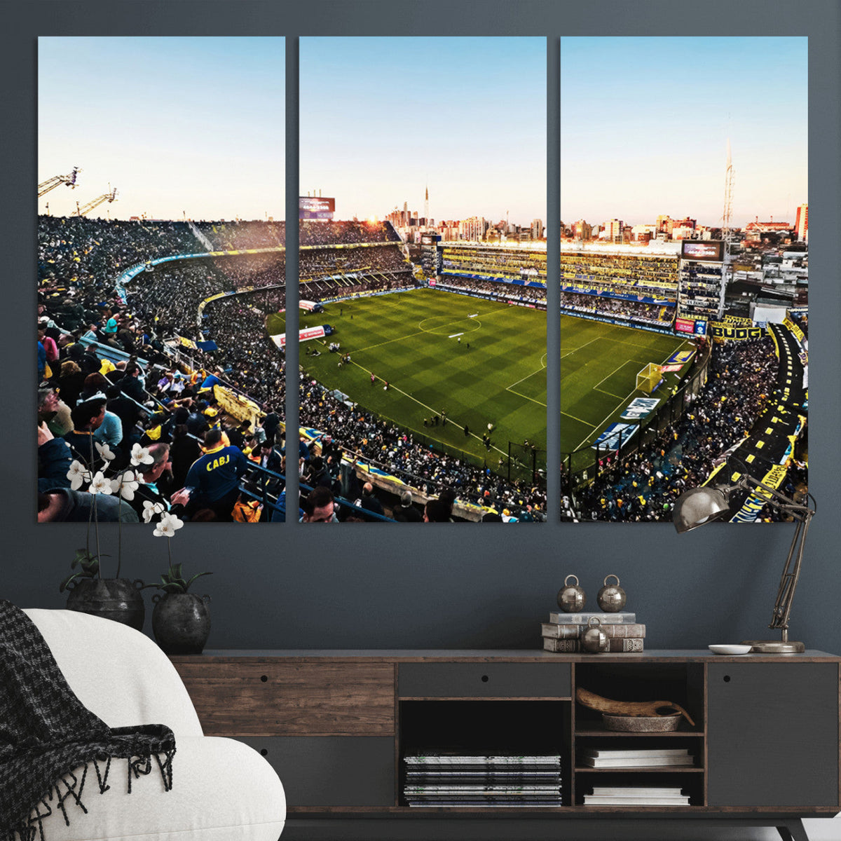 Boca Juniors Soccer Team Print, Buenos Aires Bombonera