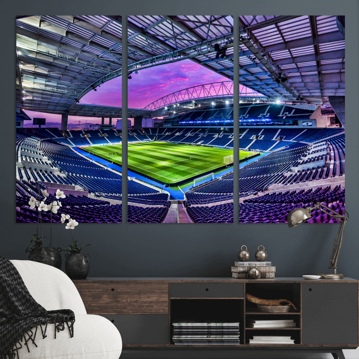FC Porto Soccer Team Print Canvas, Dragon Stadium Wall Art