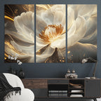 Abstract Floral Wall Art Canvas Print