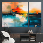 Colorful Abstract Wall Art | Bold Modern Canvas Print | Ready to Hang