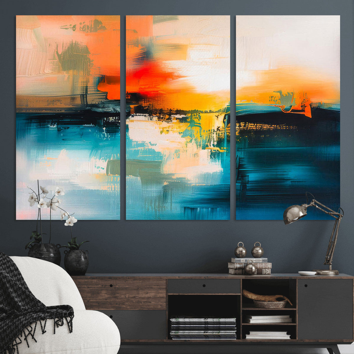 Colorful Abstract Wall Art | Bold Modern Canvas Print | Ready to Hang