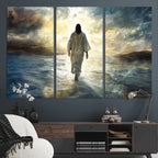 Jesus Walking on Water Wall Art | Canvas Print | Ready to Hang