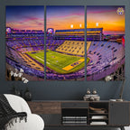 The Louisiana State University Tigers Football Team Print, Framed and Ready to Hang