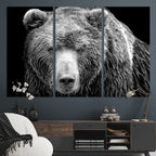 399 Grizzly Bear Canvas Print, Ready to Hang Wall Art