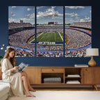 Buffalo Bills Highmark Stadium Wall Art Canvas Print, Bills Game Day Decor