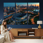 Chicago Bears Soldiers Field Wall Art Canvas Print