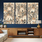 Native American Indian Wall Art Canvas Print