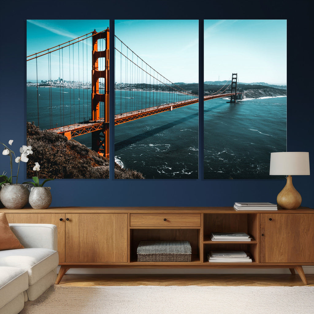 Golden Gate Bridge Wall Art Canvas Print | San Francisco Landmark Photography